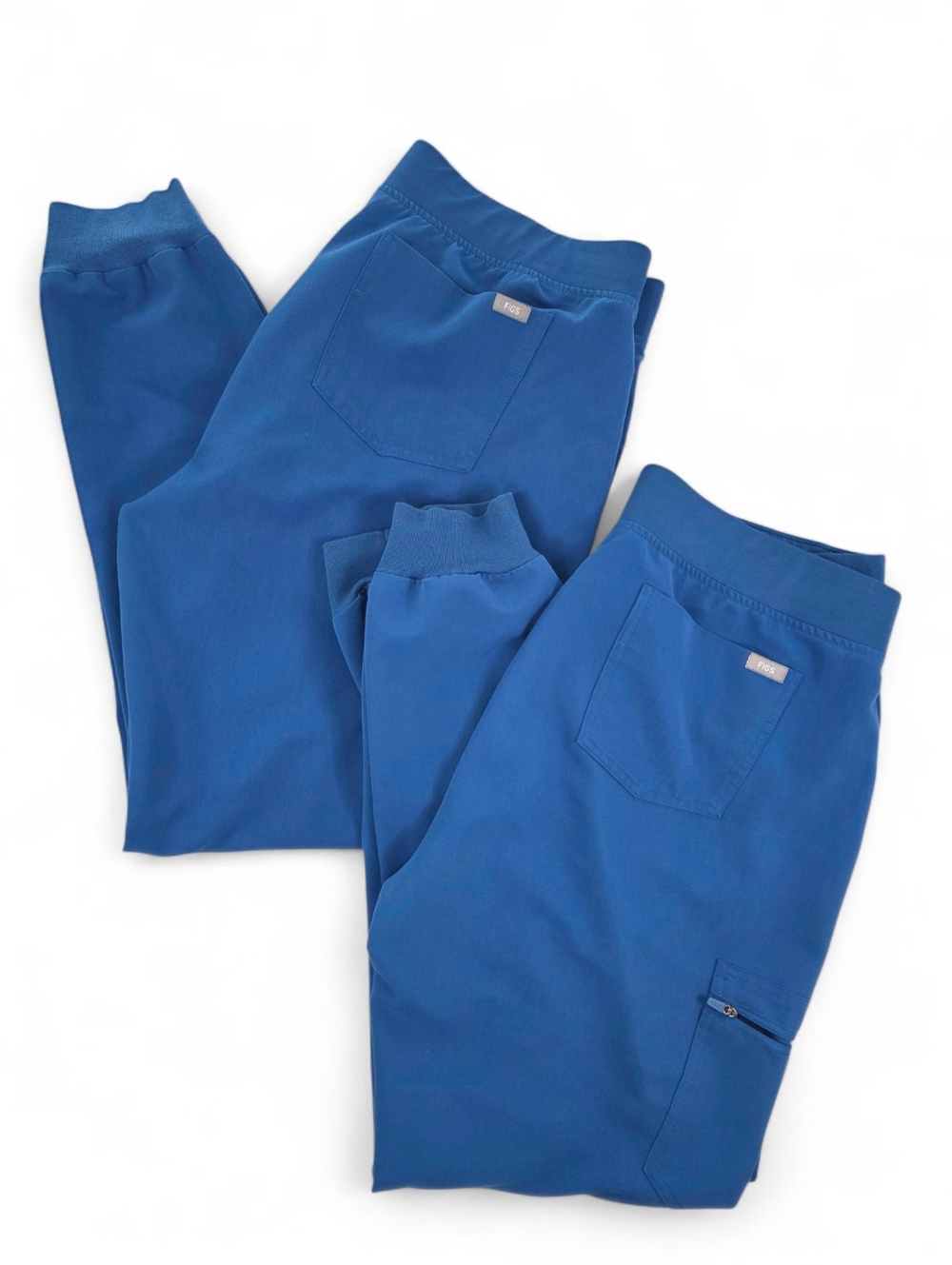 FIGS Zamora Jogger Scrub Pants Lot Of 2 Blue XL/T Women Medical Workwear